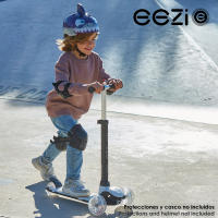 Patinete 3 ruedas blanco c/luces multicolor personalizables EEZI - details 1