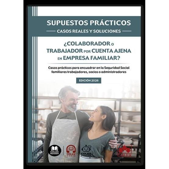 Libro SUPUESTOS PRACTICOS CASOS REALES Y SOLUCIONES COLABORADOR Editorial COLEX Tapa dura