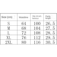 Shorts De Yoga Para Mujer De Verano Cintura Alta Con Agujeros Lados Ajustados Y Elásticos Para Ejercicio Y Running - details 1