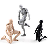 Figura De Acción Coleccionable PVC Gris Body Kun / Body Chan Alta Calidad Con Poses Juguetes Para Adultos Recomendado Para 14+ - details 1