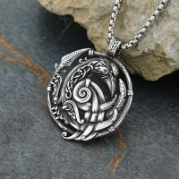 Collar De Moda Vintage Con Colgante De Animal En Acero Inoxidable Para Hombres Estilo Gótico Biker Joyería Personalizada Regalos De Cumpleaños - details 2