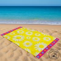 Toalla Playa 100% Algodón Egipcio 100x180cm – Cara A Terciopelo, Cara B Rizo Suave – Toalla Piscina Gruesa Suave Verano - details 1