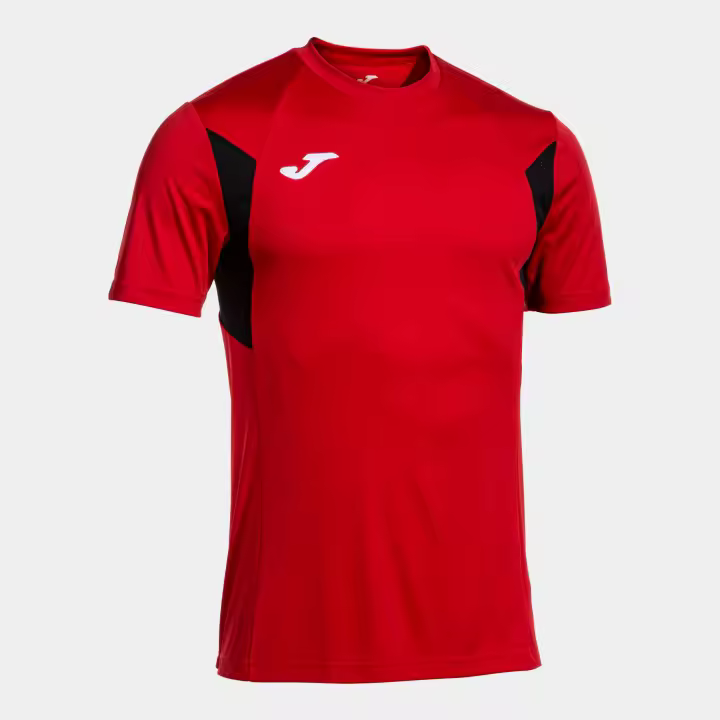 Camiseta M/C Hombre Joma Winner III 103150 Rojo Negro 601 Elástica - 1