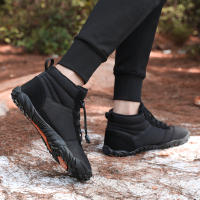 Zapatos De Senderismo Para Hombre Antideslizantes Botas De Nieve De Alta Calidad Algodón Talla Grande 36-47 Para Trekking - details 6