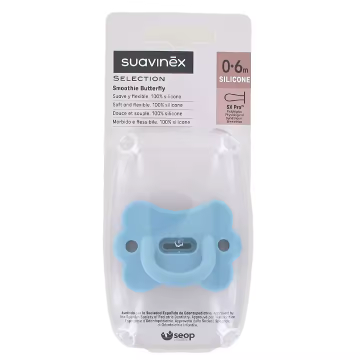 Suavinex Smoothie Butterfly Chupete Silicona 0-6m - 1