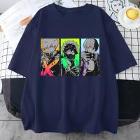 Camiseta Gráfica De Técnica Casual Para Jóvenes Con Estampado De Personajes De Anime Manga T-Shirts Corta Manga Cuello Redondo Para Mujer - details 7