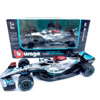 Modelo De Coche De Carreras F1 Mercedes Benz-AMG W13 Bburago 2022 1:43 Aleación De Metal Juguete De Lujo Para Niños Regalo Para Hamilton Russell - details 4