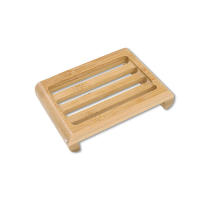 Porta Saboneta De Bambú Natural Madera Soporte Para Baño Almacenamiento Portátil Placa Caja Contenedor Decoración Del Hogar - details 14