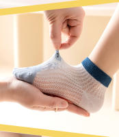 Calcetines De Verano Para Niños Y Niñas 5 Pares Algodón Transpirable Dibujos Animados Calcetines Deportivos Finos Para Bebés Y Niños De 0-12 Años - details 0