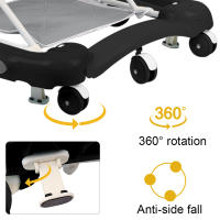 Andador plegable para bebé con música y mesa de juegos, altura regulable. - details 1