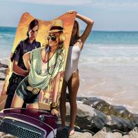 Toalla De Playa GTA 5 Grand Theft Auto Anime Absorbente Y Suave Para Niños Regalo Ideal Para Viajes Camping Gimnasio Tamaño 30x60 Cm - details 3
