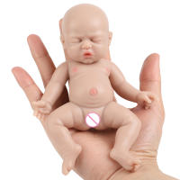 Muñeca De Bebé Reborn De Silicona 100% IVITA 7" Realista Para Niñas Juguete Educativo Anti-Stress Muñeca De Tamaño Miniatura Dormida - details 2