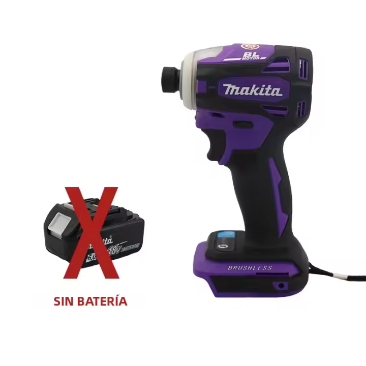 Destornillador Inalámbrico De Impacto Makita DTD172 180Nm Herramienta Eléctrica Para El Hogar Y Batería De 18V Con Motor Brushless - 1