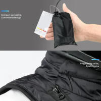 Conjunto De Calor Negro Para Motocicleta Y Scooter Eléctrico Con Collar Y Cubierta De Pierna Funda De Rodilla Suave Y Cálida Para Invierno - details 11
