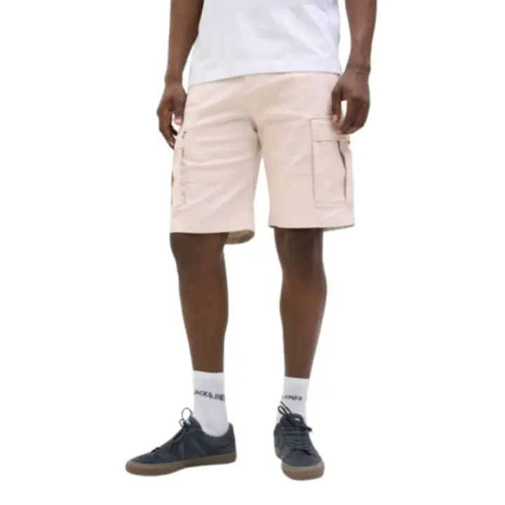 Jack&Jones – Hombre – Beige – Bermuda Cargo, Perfecta y Cómoda para Verano, Tallas S a XXL - 1