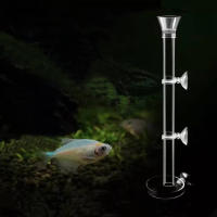 Juego De Alimentador Para Acuario Tubo Transparente De Gran Capacidad Multifuncional Dispensador De Alimento Para Peces Y Camarones - details 4