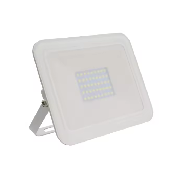 Ledkia Foco Proyector LED 30W 120lm/W IP65 Slim Cristal Blanco 3000K Blanco Cálido - 1