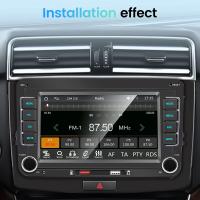 Radio Multimedia con Bluetooth para coche, reproductor inalámbrico con Android, CarPlay, 7 pulgadas, 2DIN, para VW/Passat/Touran/Caddy /Jetta - details 4