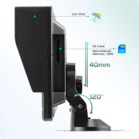 Monitor De Coche GreenYi 7'' Pantalla IPS QLED Con Tecnología De Puntos De Luz Cuantizada Soporte De Grabación En Bucle Para Camara 1080P Juguetes Y Video Players - details 6