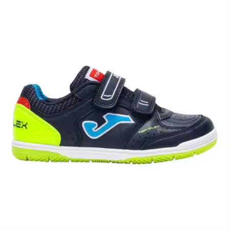 Zapatillas Joma Top Flex Jr 2533 Azul Marino Verde Niño - 1