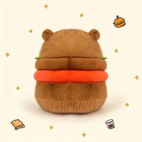 Muñeco De Peluche Capibara Hamburguesa Juguete Suave Simulación Anime Animal De Peluche Kawaii Regalo Para Niños - details 4