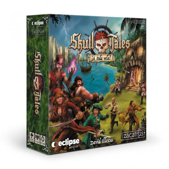 Skull tales: ¡A toda vela! 2ª edición juego de mesa en Castellano, editdo por Eclipse Editorial - 1