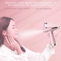 Neumógrafo Portátil Para La Piel Con Luz Roja Y Azul Rejuvenecimiento De La Piel Injector De Oxígeno Sprayer De Belleza Facial USB Recargable Material Plástico - details 8