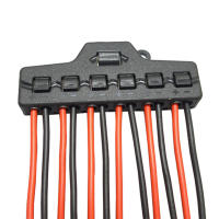 Bloque De Distribución De Cable Splitter De Bajo Voltaje Con 6/3 Puertos Para Conexión De Iluminación Y Tiras LED VKTECH - details 4