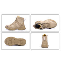 Botas De Trabajo Indestructibles Para Hombres Zapatos De Seguridad Con Punta De Acero Antipinchazos Antideslizantes Tácticas Para Hombres Y Mujeres - details 11