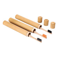 Estuche De Dientes De Bambú Natural Para Adultos Accesorios De Cepillo De Dientes Ecológico Y Hecho a Mano Tamaño 21 Cm - details 3