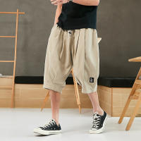 Pantalones Harem De Verano Para Hombres Talla Grande Cortos Joggers Estilo Chino Calf-Length Casuales Baggy Male Capris Trousers 8XL - details 8