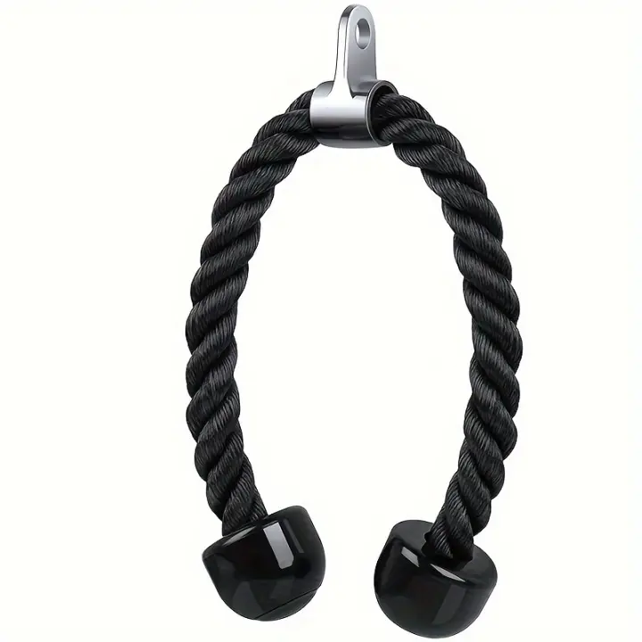 Banda De Resistencia Para Músculos De Los Brazos Tricep Rope Para Ejercigos De Empuje Y Pull down Para Body Building Y Entrenamiento De Fuerza (Doble Cabeza) - 1