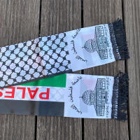 Pañuelo De Fútbol De 15x150cm Equipo De Palestina Estampado Digital En Seda Suave Bandera Personalizada Chaqueta De Moda - details 3