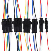 Conector De Cable Eléctrico Impermeable Para Coche 1/2/3/4/5/6 Pin Macho/Femenino Adecuado Para Automóviles Conectores Electrónicos - details 0