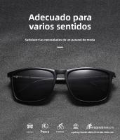 Gafas De Sol Polarizadas Para Hombres Lentes De Material TAC Marco De TR-90 Estilo Rectangular Accesorio De Gafas De Moda - details 2