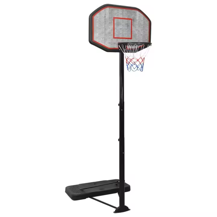 vidaXL Canasta de Baloncesto Polietileno 258-363 cm Soporte Ejercicio Color Blanco,  Negro, y mas - 1