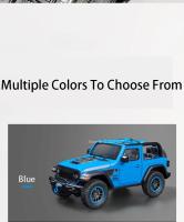Modelo De Coche Rubicon a Escala 1:18 Con Luz Y Sonido Absorci\u00f3n De Choque Puertas Abiertas 4 Piezas Juguetes De Metal Para Niños - details 13