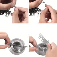 Estufa Portátil De Acero Inoxidable Para Camping Y Senderismo Cocina Con Aluminio Estructura De Aleación Y Cruzado - details 1