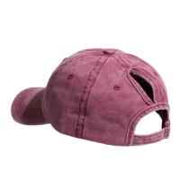Gorro De Béisbol Para Mujer Con Gran Cola De Caballo Sombrero De Sol Para Primavera Verano Ajustable Para Correr Estilo Desordenado - details 7