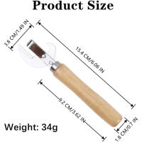 Abrepuertas Multifuncional De Acero Inoxidable Con Mango De Madera Adecuado Para Latas De Leche Evaporada Destornilladores Botellas De Cerveza Y Otras Latas - details 10
