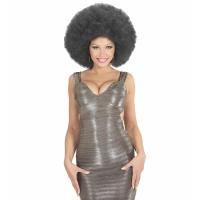 Widmann Peluca Afro Sobredimensionada Negra para Disfraz Años 70 - Estilo Divertido - details 1