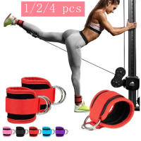 1/2Pcs Tirantes De Tobillo Para Fitness Con Anillas D Ajustables Músculos De Pierna Ejercicios De Fortalecimiento De La Salud Con Guardia Deportiva Y Abductores De Seguridad - details 0