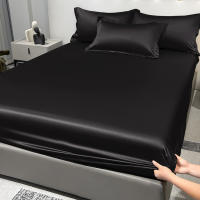 Edredón De Seda Negra Sólida Para Todas Las Estaciones Para Hombres Y Mujeres Estilo Simple Y Moda Para Dormitorio Y Hotel - details 3