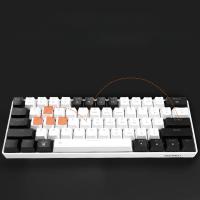 Teclado Mecánico Con Cable DAREU EK861S RGB 61 Teclas Switches Rojos Keycaps De ABS N-key Rollover Y Pies Magnéticos - details 2