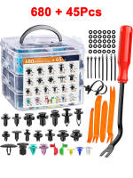 Kit De Herramientas De Retención De Clavija De Automóvil 680 Piezas Clip De Cuerpo De Coche Pin De Presión De Parachoques Puerta De Panel Retenedor De Auto - details 0