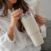 Flamingueo Vaso Termico - Taza Termo Acero Inoxidable Termo Cafe Para Llevar Bebidas Frías 24h y Calientes 10h Botella Termica 0,9 Litros - details 16