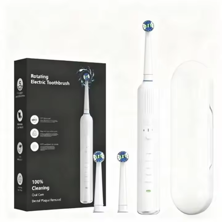 Cepillo De Dientes Eléctrico Recargable Compatible Con Oral B Rotativo Inteligente Impermeable Para Adultos Con 3 Modos De Limpieza - 1