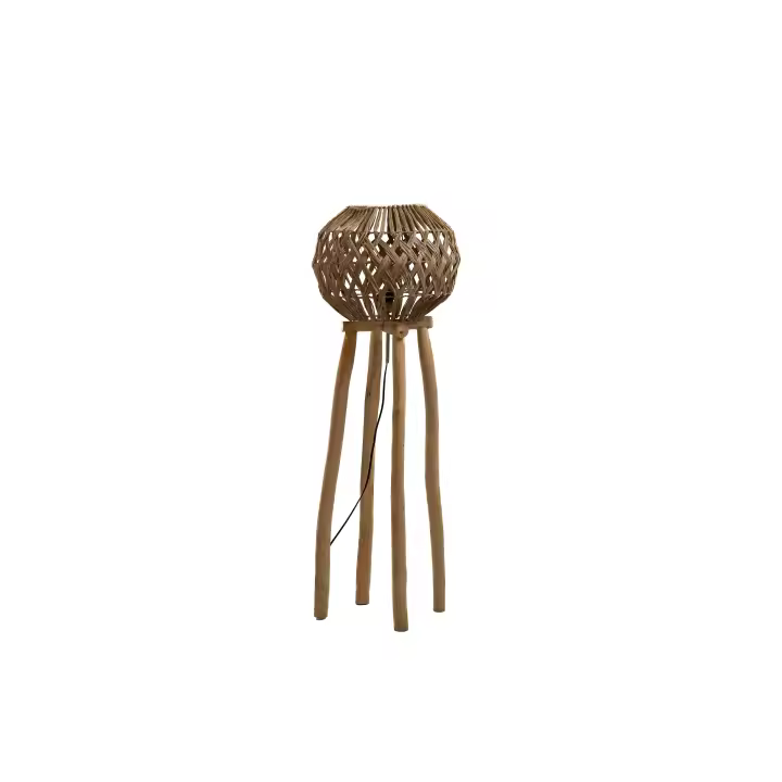 LAMPARA CON PIES MADERA TEKA HM472413 FIJALO - 1