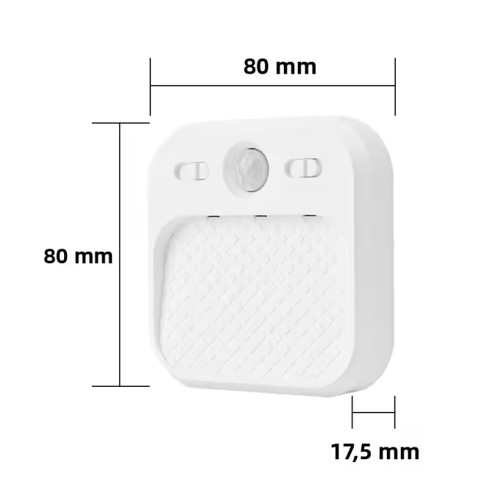 Luz Nocturna Ajustable De 3 Colores Con Sensor De Movimiento Pequeña Y Recargable Magnética Para Armario Dormitorio Baño - 1