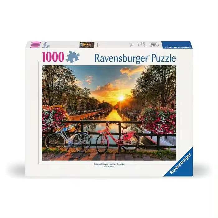 RAVENSBURGER PUZZLE RAVENSBURGER BICICLETAS EN AMSTERDAM 1000 PIEZAS PUZZLE 37x27x5 Cms. - 1